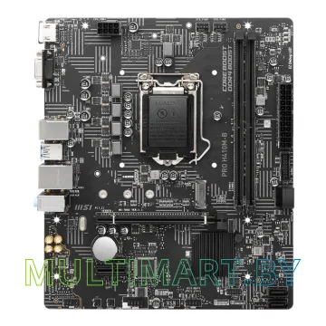 Материнская плата MSI PRO H410M-B